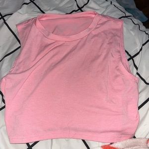 pink shein tank top